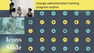 Change Administration Training Program Outline Powerpoint Presentation Slides Multipurpose Good