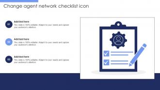 Change Agent Network Checklist Icon