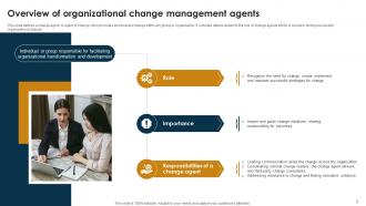 Change Agents Role In Organizational Transformation CM MM Pre-designed Informative