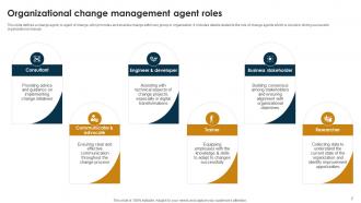 Change Agents Role In Organizational Transformation CM MM Ideas Analytical