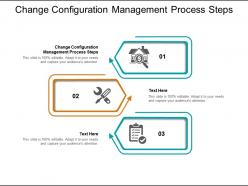 Change configuration management process steps ppt powerpoint presentation portfolio graphics example cpb