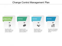 Change control management plan ppt powerpoint presentation gallery format cpb