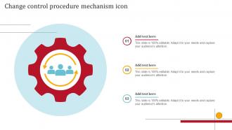 Change Control Procedure Mechanism Icon