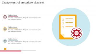 Change Control Procedure Plan Icon