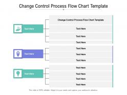 Change control process flow chart template ppt powerpoint presentation file show cpb