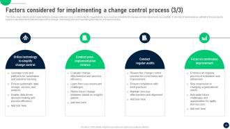 Change Control Process To Manage Transitions In IT Organizations CM CD Engaging Impressive