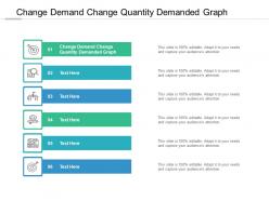 Change demand change quantity demanded graph ppt powerpoint presentation infographics backgrounds cpb