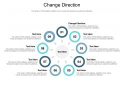 Change direction ppt powerpoint presentation infographic template images cpb