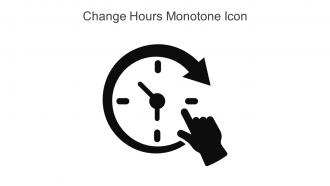 Change Hours Monotone Icon In Powerpoint Pptx Png And Editable Eps Format