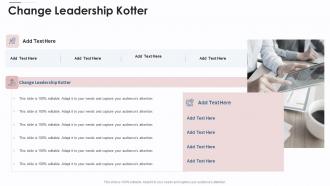 Change Leadership Kotter In Powerpoint And Google Slides Cpb