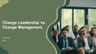Change Leadership Vs Change Management PPT Presentation AT
