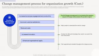 Change Management Agents Driving Change Management Process For Organization Growth CM SS Attractive Best
