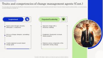 Change Management Agents Driving Traits And Competencies Of Change Management Agents CM SS Attractive Best