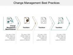 Change management best practices ppt powerpoint presentation file examples cpb