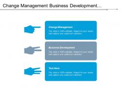 Change management business development human resources management venture capital cpb