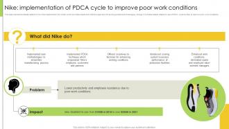 Change Management Case Studies Nike Implementation Of PDCA Cycle To Improve Poor Work Conditions CM SS