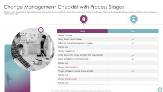 Change Management Checklist With Process Stages