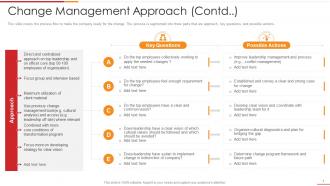Change management client ultimate change management guide with process frameworks