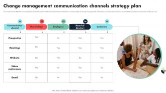 Change Management Communication Channels Strategy Plan