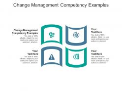 Change management competency examples ppt powerpoint presentation visual aids deck cpb