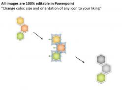 69072623 style cluster hexagonal 3 piece powerpoint presentation diagram infographic slide