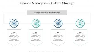 Change Management Culture Strategy In Powerpoint And Google Slides Cpb