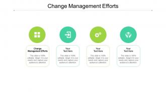 Change management efforts ppt powerpoint presentation layouts outline cpb
