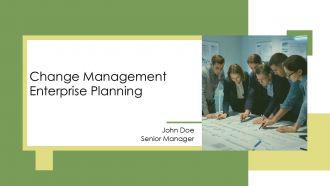 Change Management Enterprise Planning PPT Example AT
