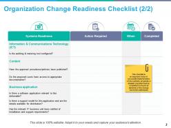 Change Management Evaluation Powerpoint Presentation Slides