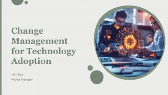 Change Management For Technology Adoption PPT Template AT