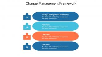 Change management framework ppt powerpoint presentation portfolio icons cpb