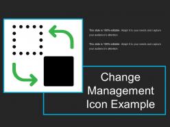 Change management icon example