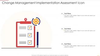Change Management Implementation Assessment Icon