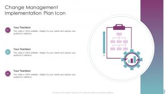 Change Management Implementation Plan Icon