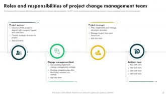 Change Management In Project Powerpoint Presentation Slides PM CD Customizable Visual