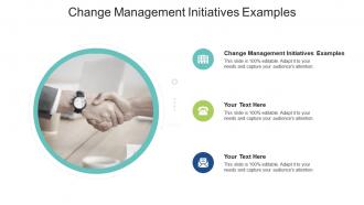 Change management initiatives examples ppt powerpoint presentation images cpb