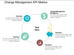 Change management kpi metrics ppt powerpoint presentation gallery sample cpb