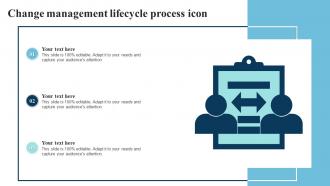 Change Management Lifecycle Process Icon