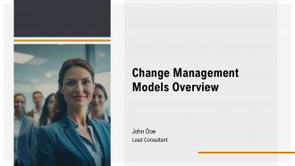 Change Management Models PPT Outline AT