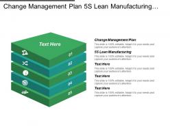 change_management_plan_5_s_lean_manufacturing_change_management_problems_cpb_Slide01