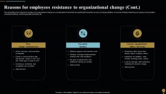 Change Management Plan For Organizational Transitions CM CD Unique Researched