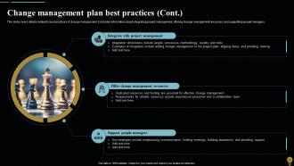 Change Management Plan For Organizational Transitions CM CD Professionally Researched