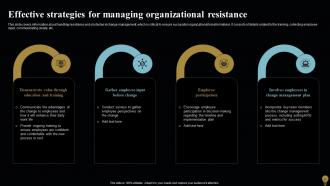 Change Management Plan For Organizational Transitions CM CD Appealing Designed