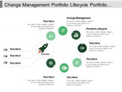 Change management portfolio lifecycle portfolio construction project dashboard