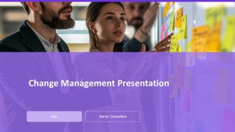 Change Management Presentation PPT Summary AT