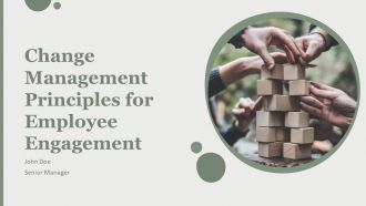 Change Management Principles For Employee Engagement PPT Template AT