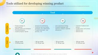 Change Management Process For Successful Tools Utilized For Developing Winning Product