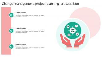 Change Management Project Planning Process Icon