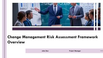 Change Management Risk Assessment Framework Overview PPT Sample AT