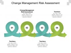 Change management risk assessment ppt powerpoint presentation layouts show cpb
